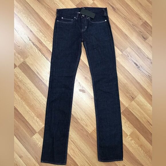 ALPINESTARS Roulette Skinny Straight Motorcycle Jeans Low Rise DarkbSize 1 New